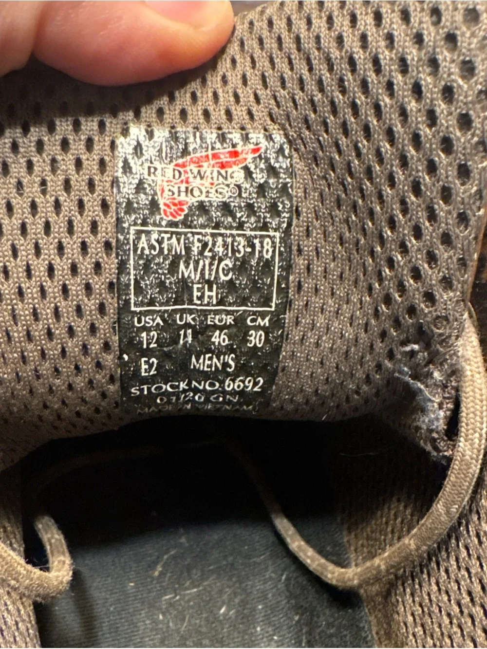 🖤Red Wing TruHiker 6692 Aluminum Toe 5